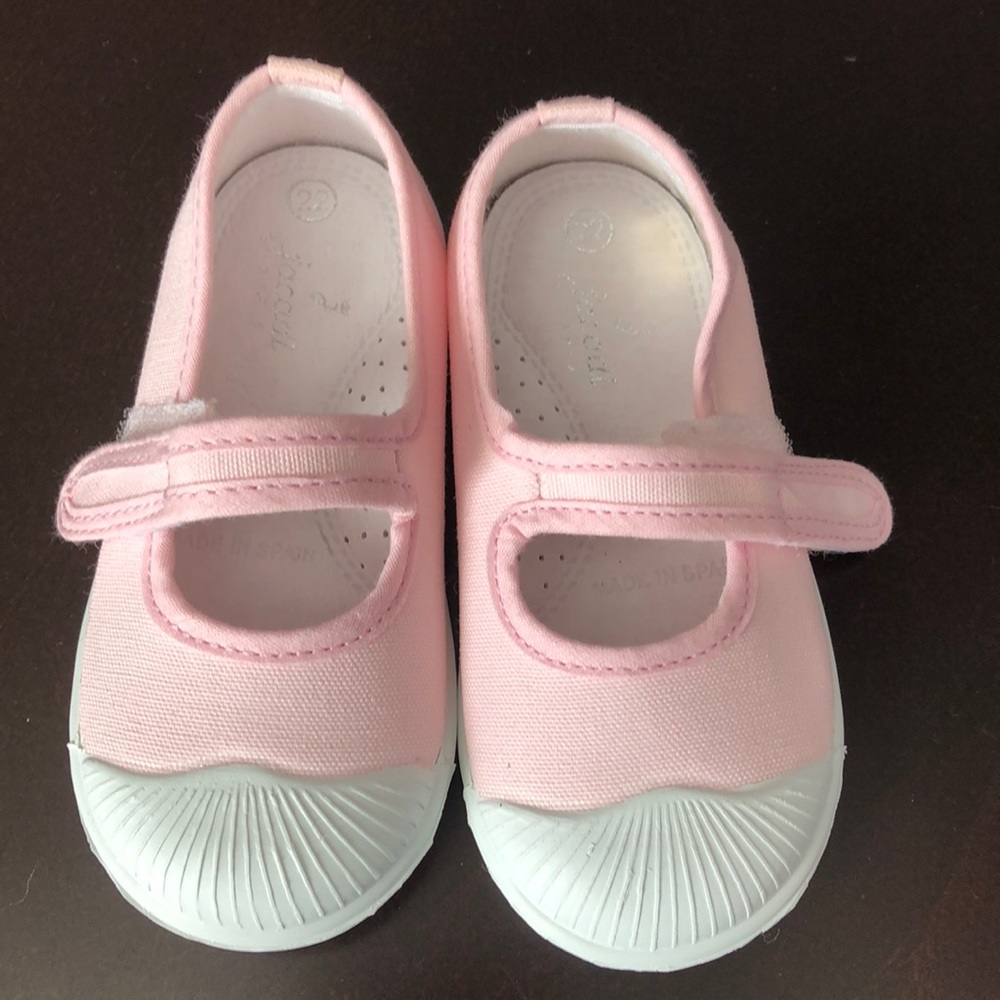 Jacadi pink shoes size 22